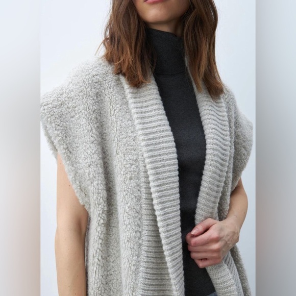 Line the Label Emilia Knit Vest Ash Grey - Picture 7 of 8